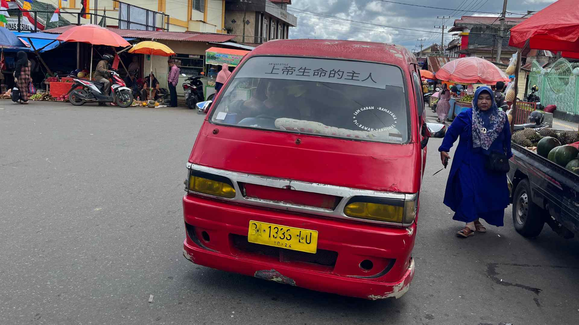 A local "Angkutan Kota"