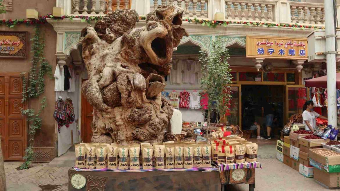 A journey to Kashgar- a scene from the Old City