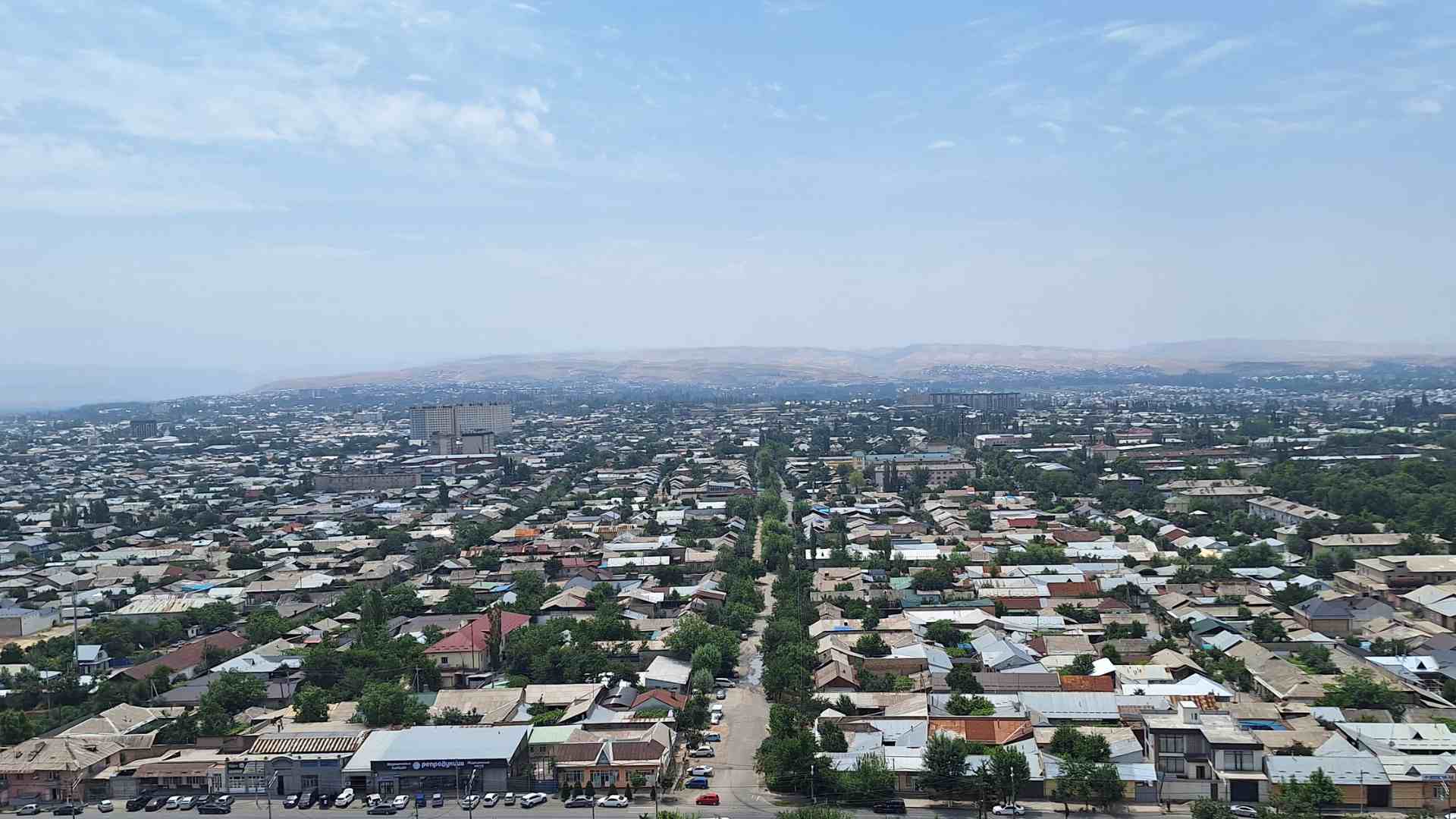 The city of Osh in the Ferghana Valley