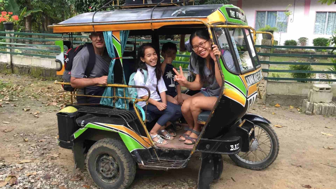 Local transport- in a tricycle