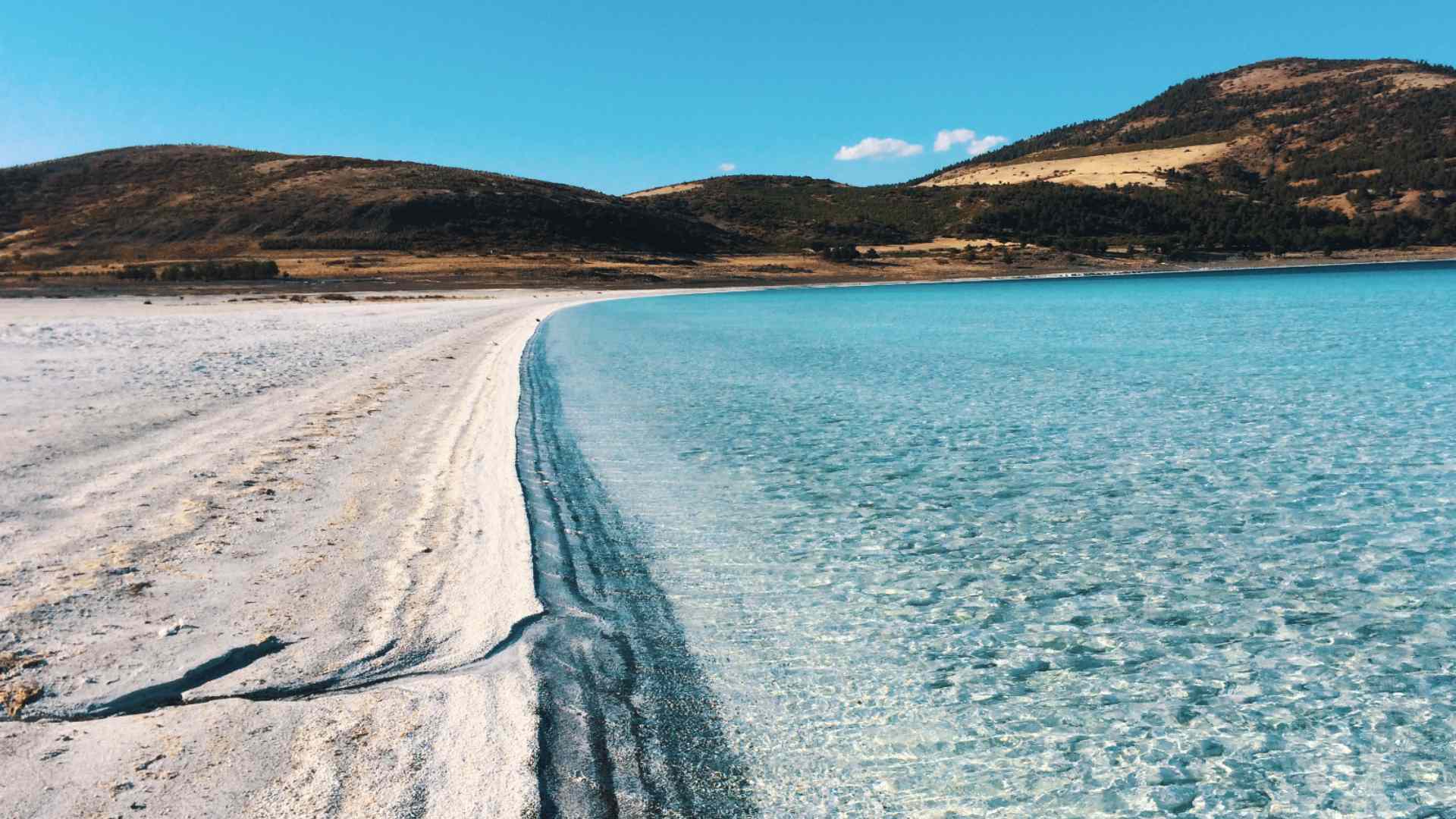 Lake Salda- crystal clear water