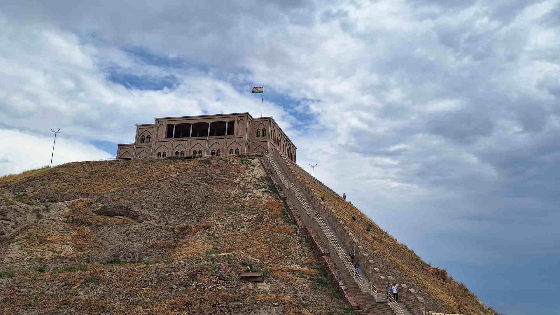 The top of Hisor Fortress