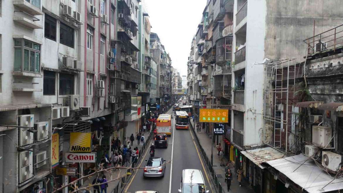 The residential area of Macau