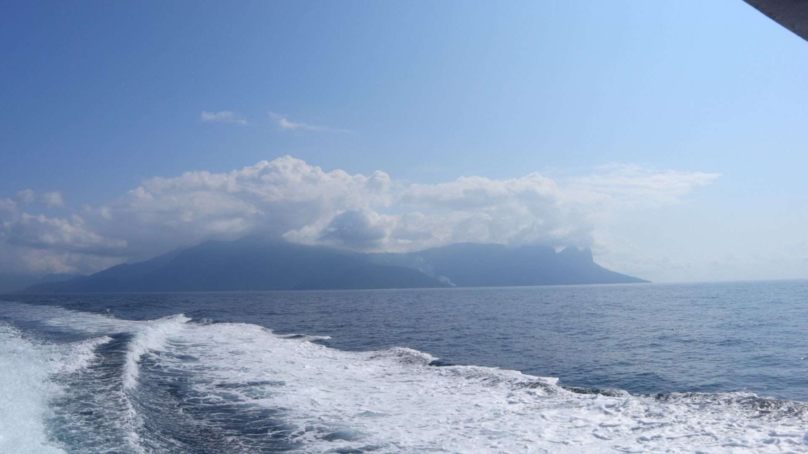 View from the ferry from Tioman Island to Mersing