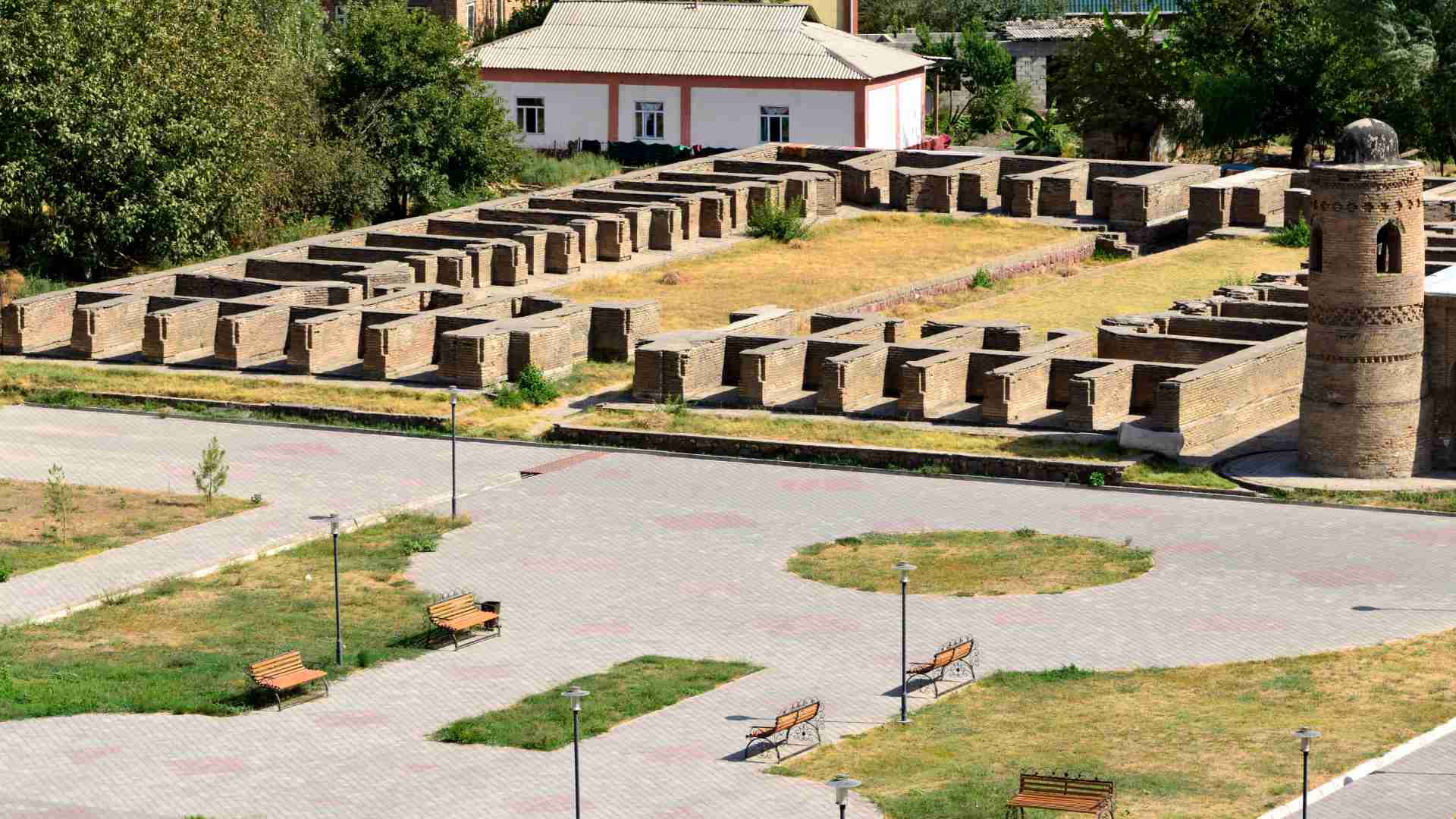 The ruins of the Caravanserai