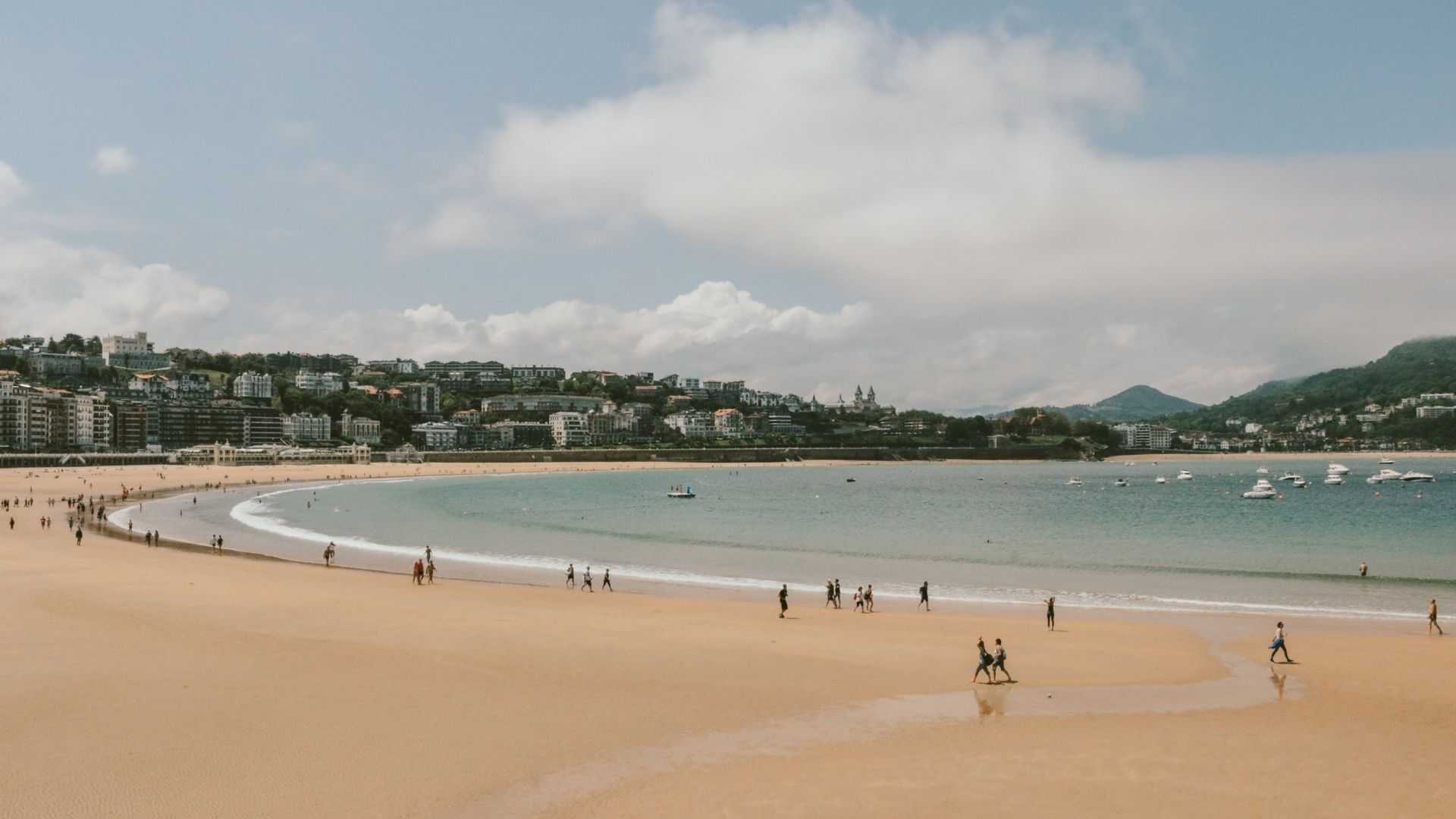 A beach in the Basque Country