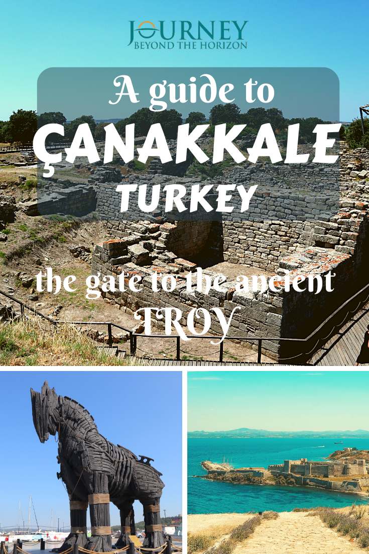 This is a guide about Çanakkale and the area around it, called Biga (Troad) Peninsula, with ancient Troy as the most important site.