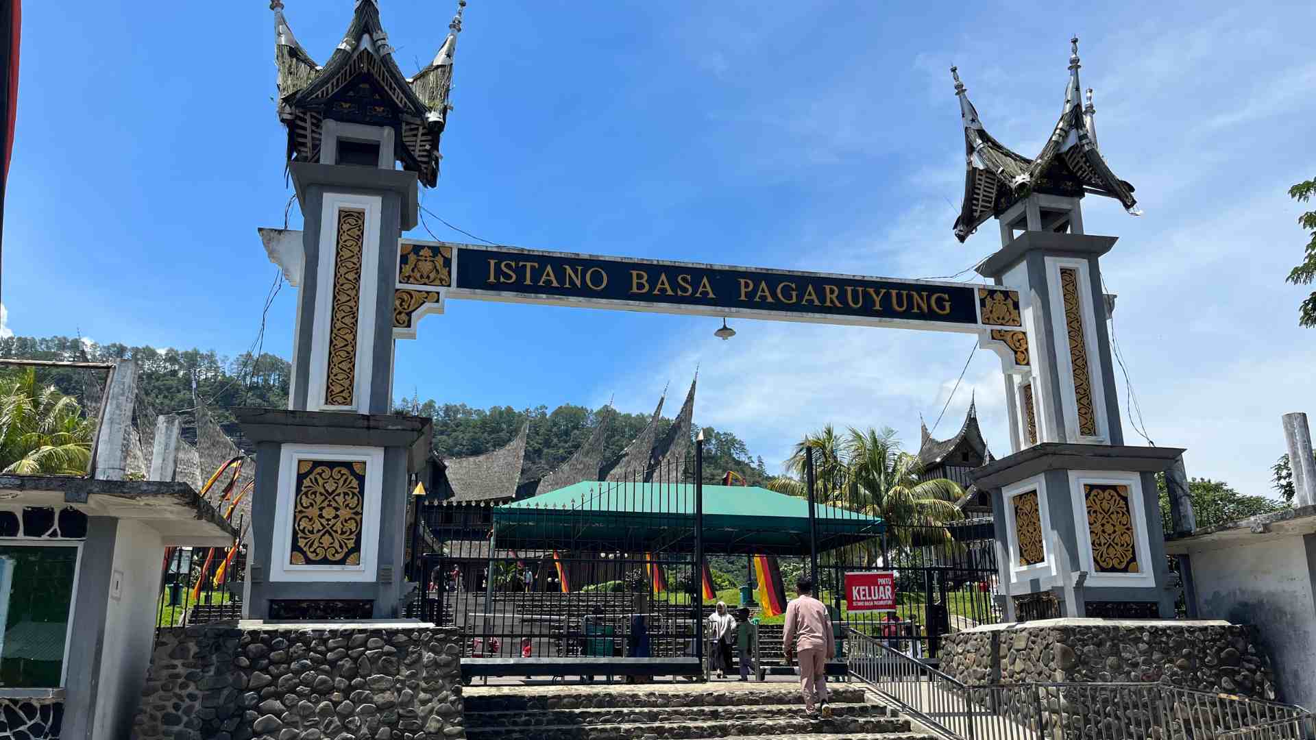 The exit of Pagaruyung Palace