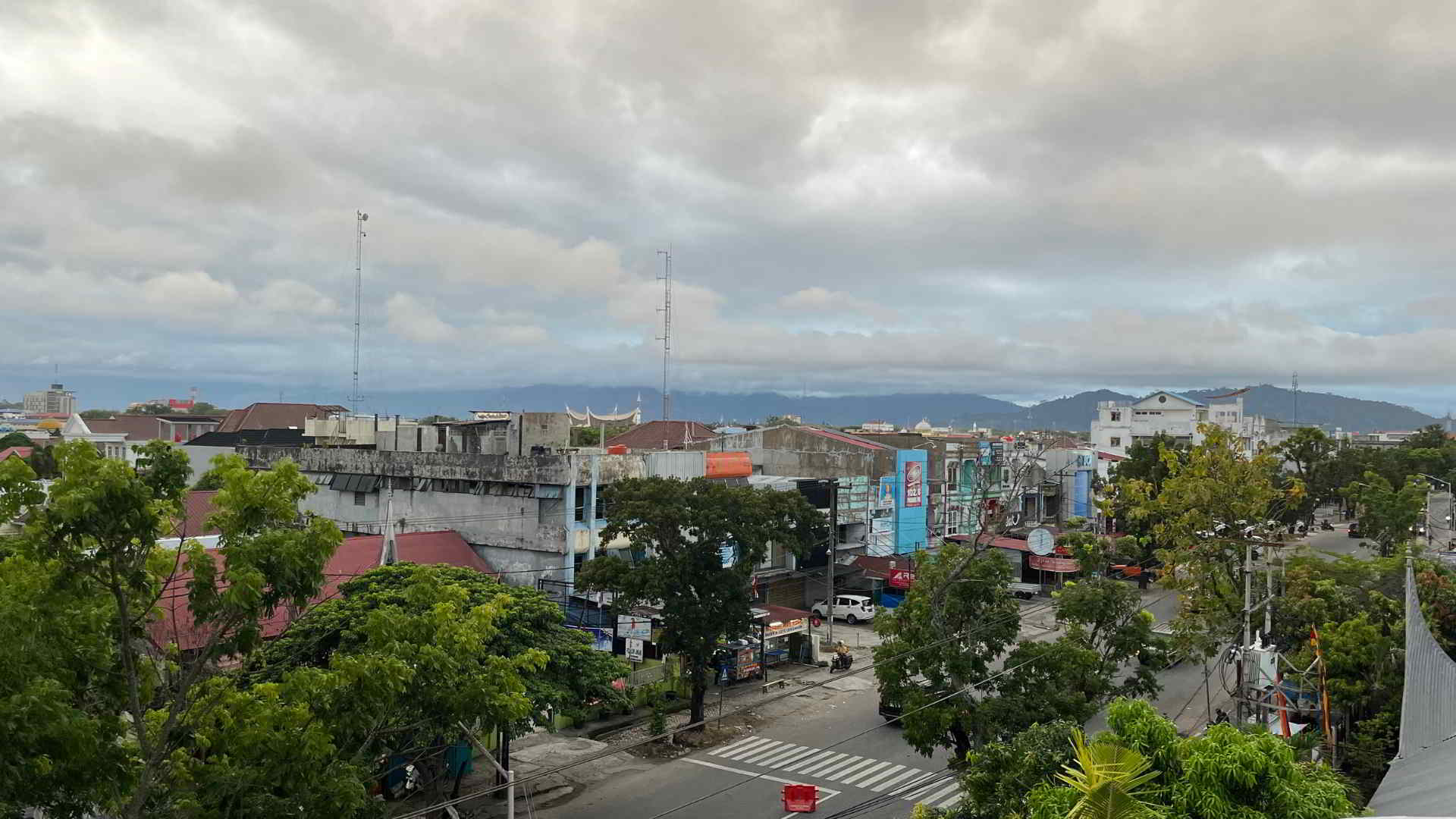 An image of Padang- no high buildings