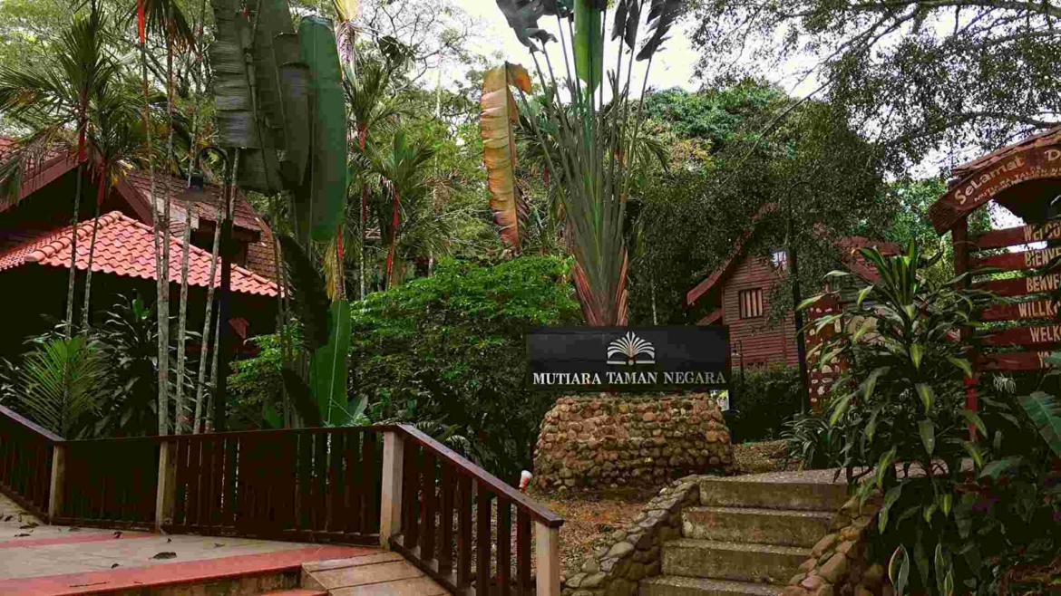 Mutiara Resort- the entrance of Taman Negara