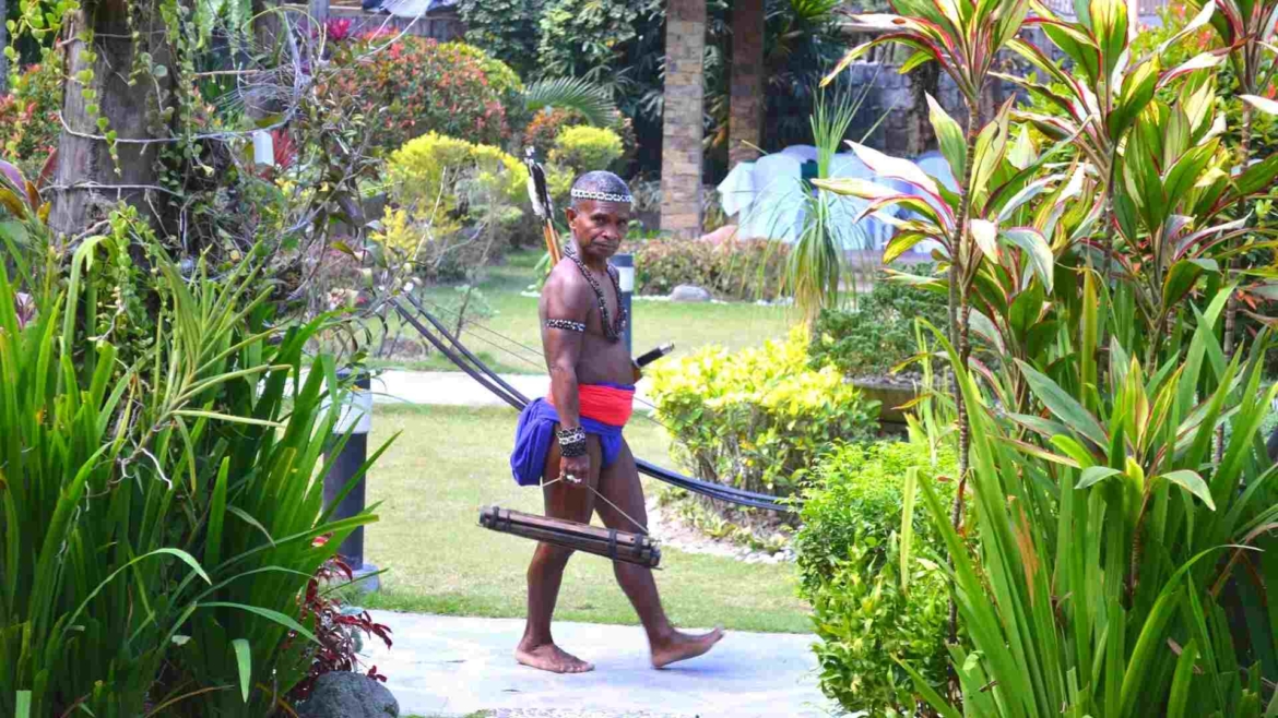 A man from a local Negritos minority, Mindanao