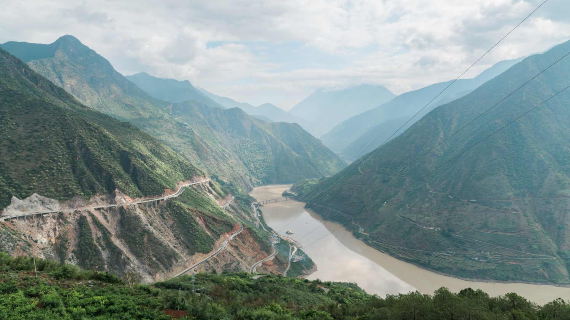 Three Parallel Rivers landscape