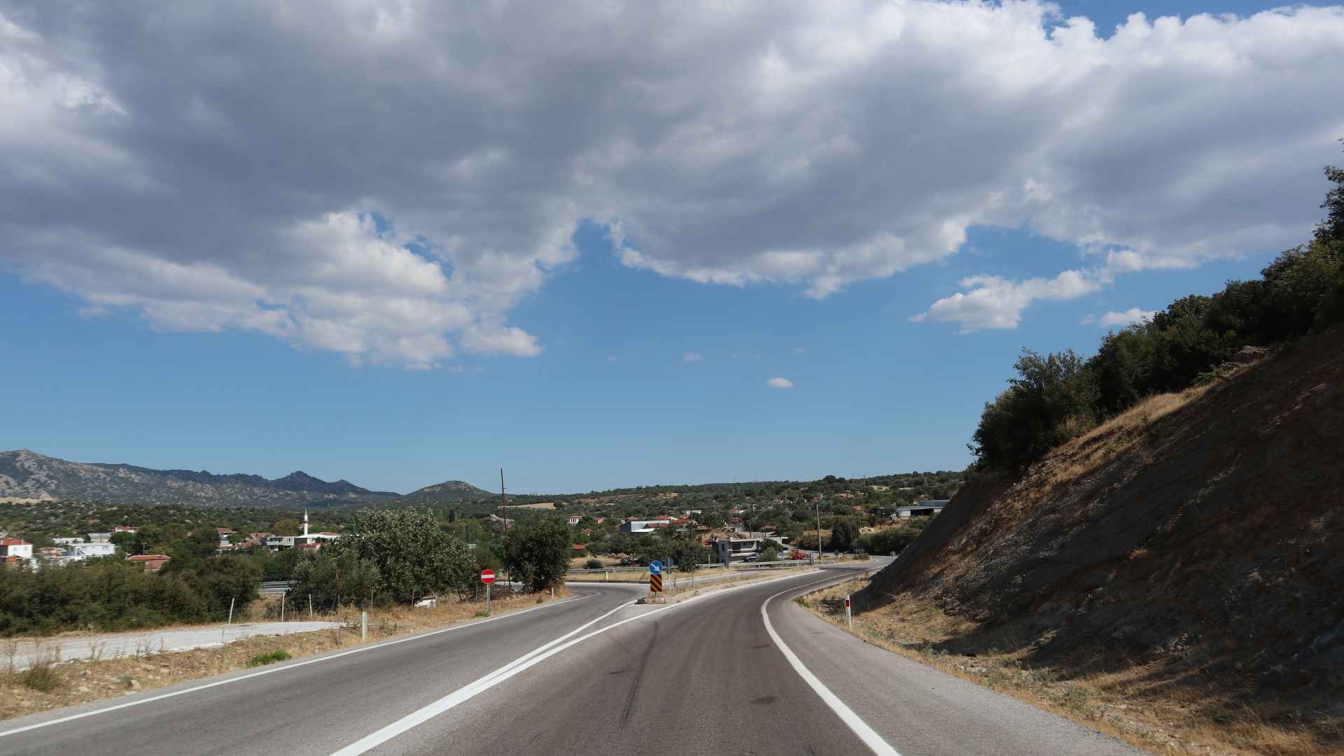A road in Biga (Troad) Peninsula