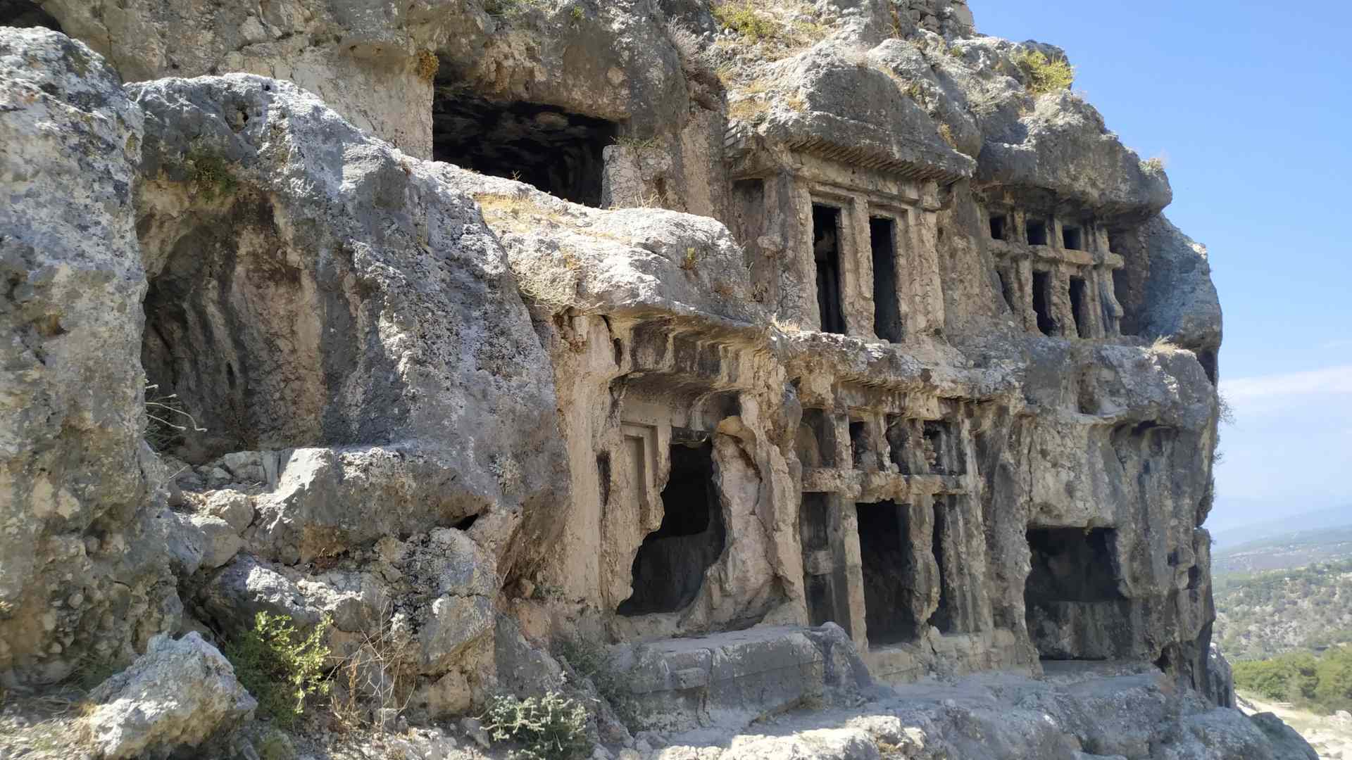 Lycian tombs near Ölüdeniz