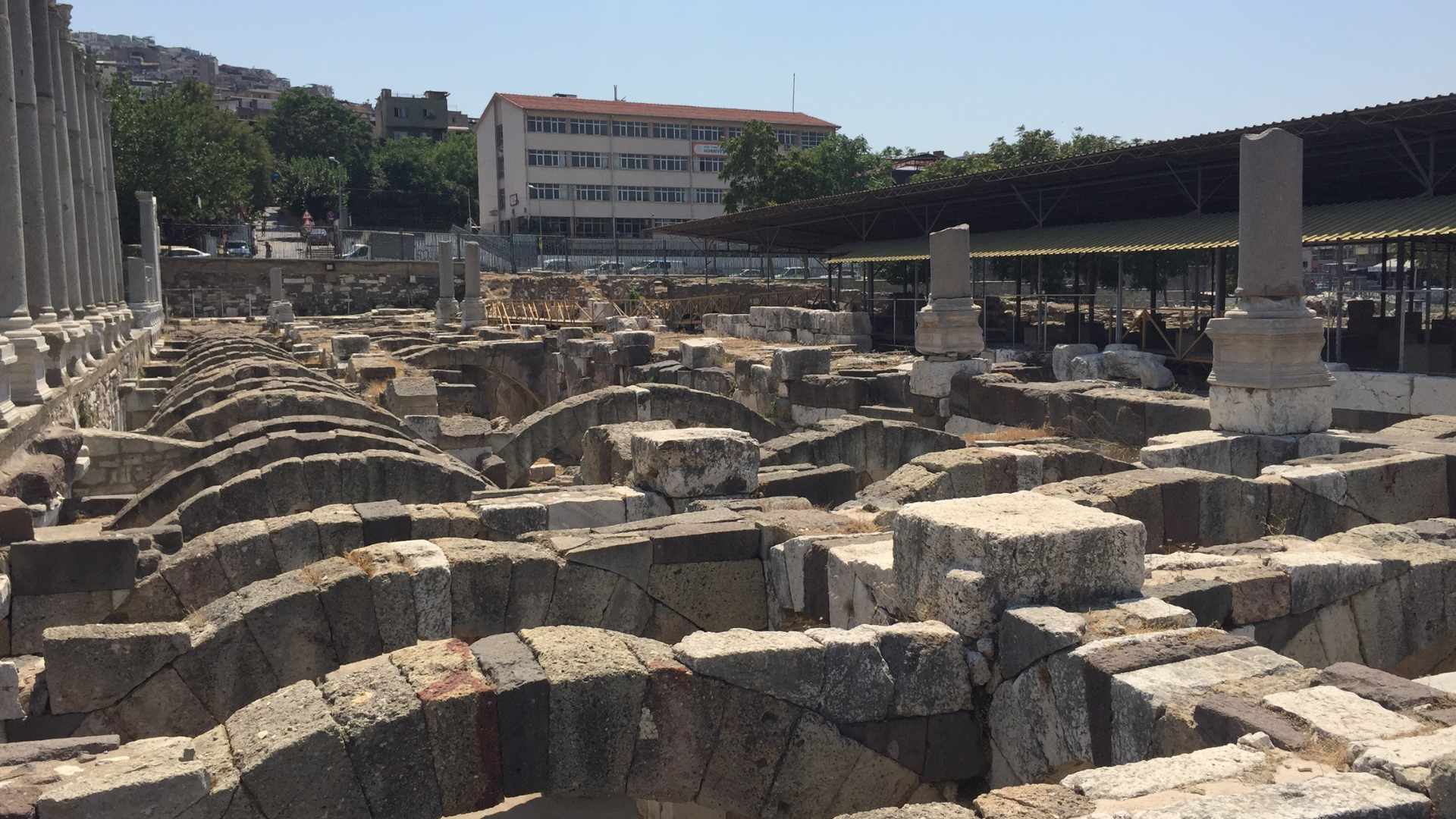 Ruins in the Agora of Smyrna