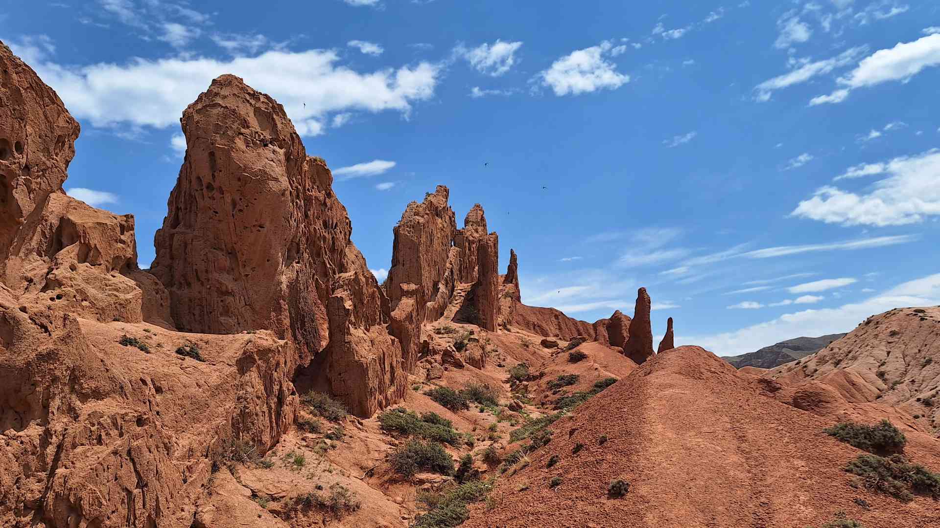 Fairytale forms in Skazka Canyon
