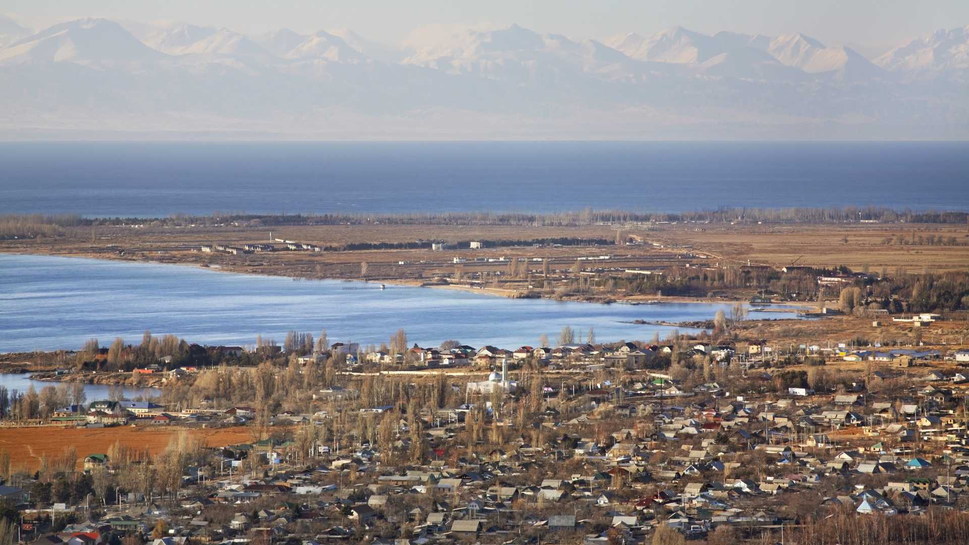 Cholpon Ata from above