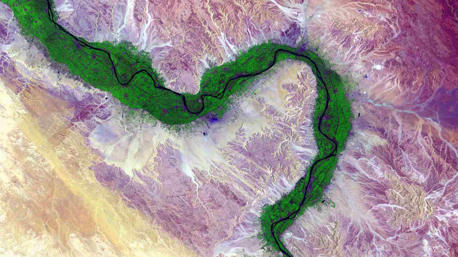 Nile from space