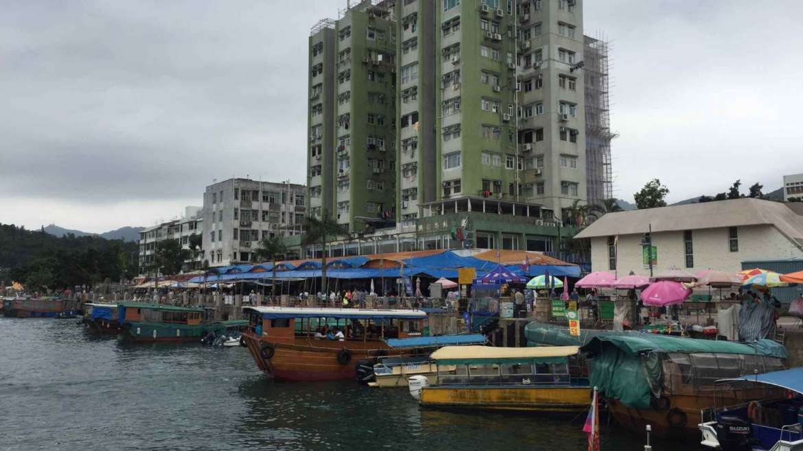 The main pier of Sai Kung, Hong Kong