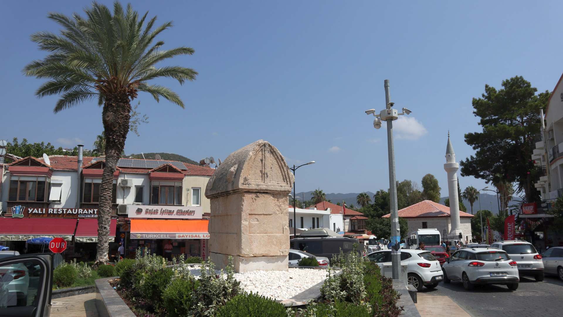 A Lycian tomb in the center of Kas