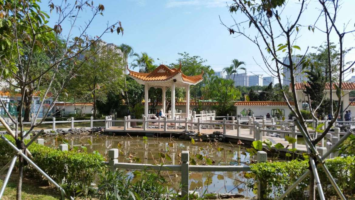 City of Flowers Garden in Taipa, Macau- a Chinese culture influence