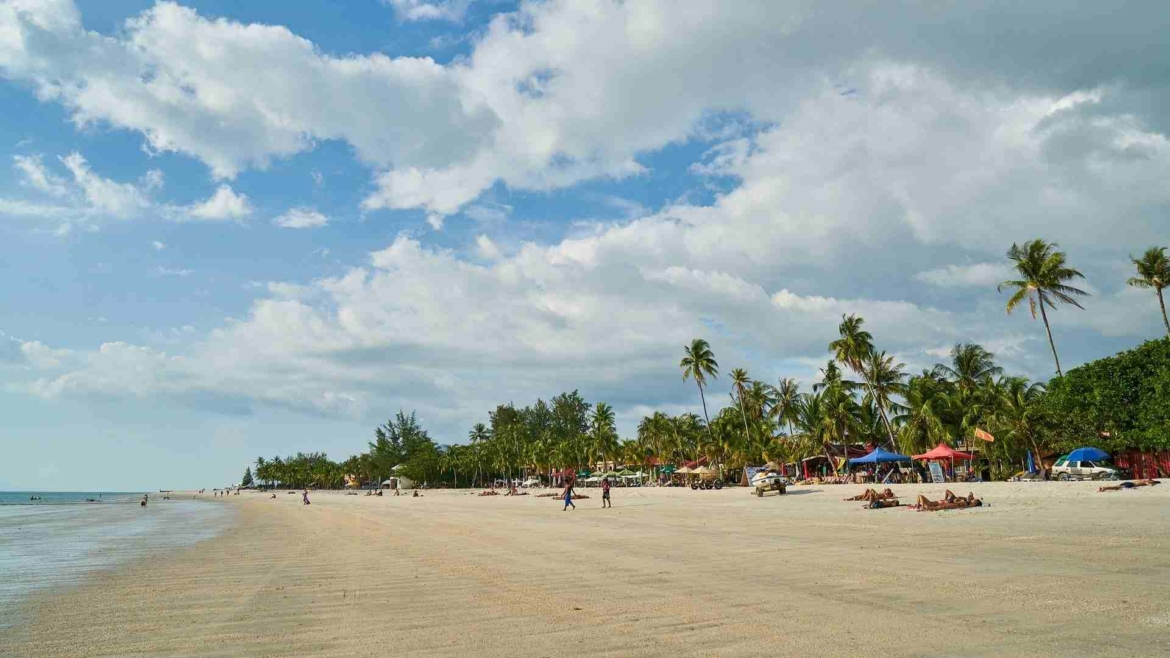A beach on the eastern coast in the Malay Peninsula