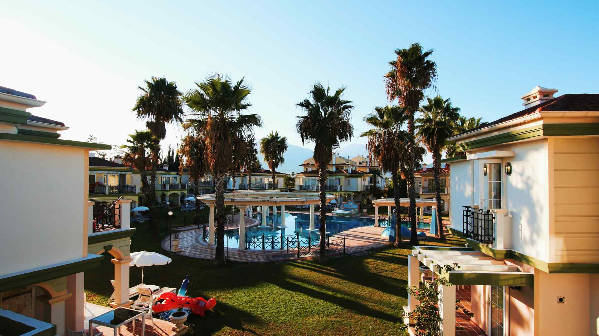 A resort hotel in Ölüdeniz