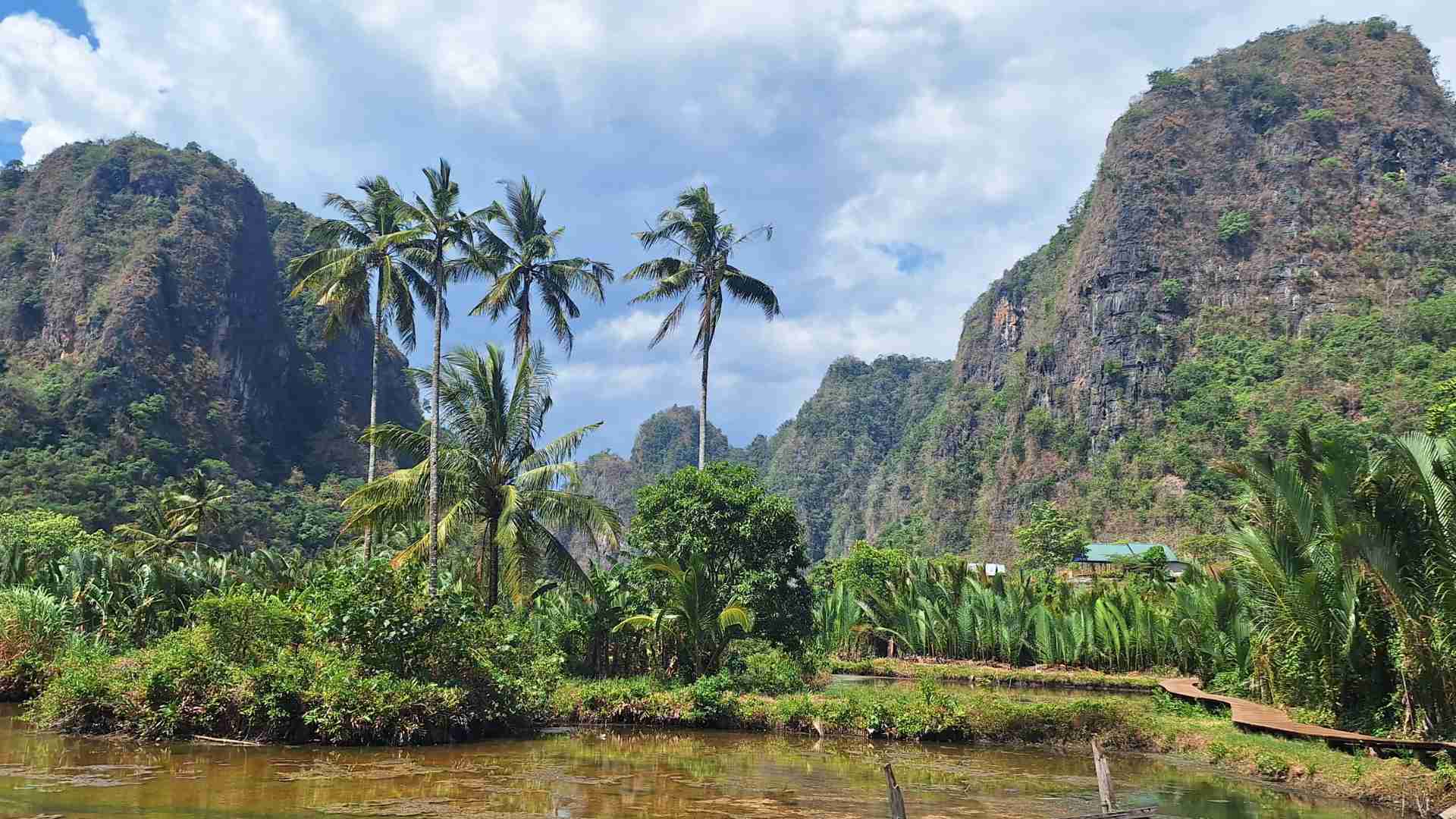 Scenery in Rammang Rammang