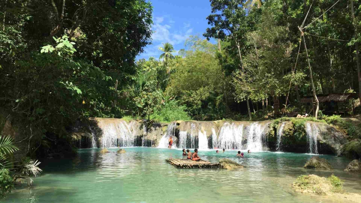 Cambugahay Falls in Siquijor Island
