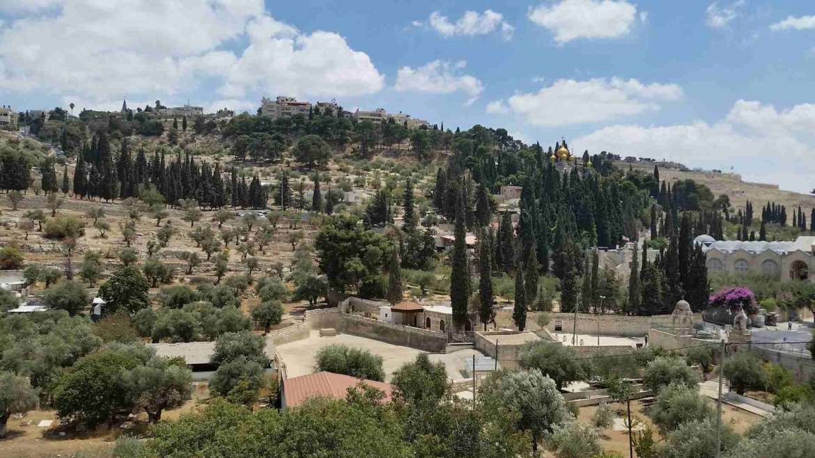 Israel itinerary, Jerusalem- Mount of Olives and the Garden of Gethsemane
