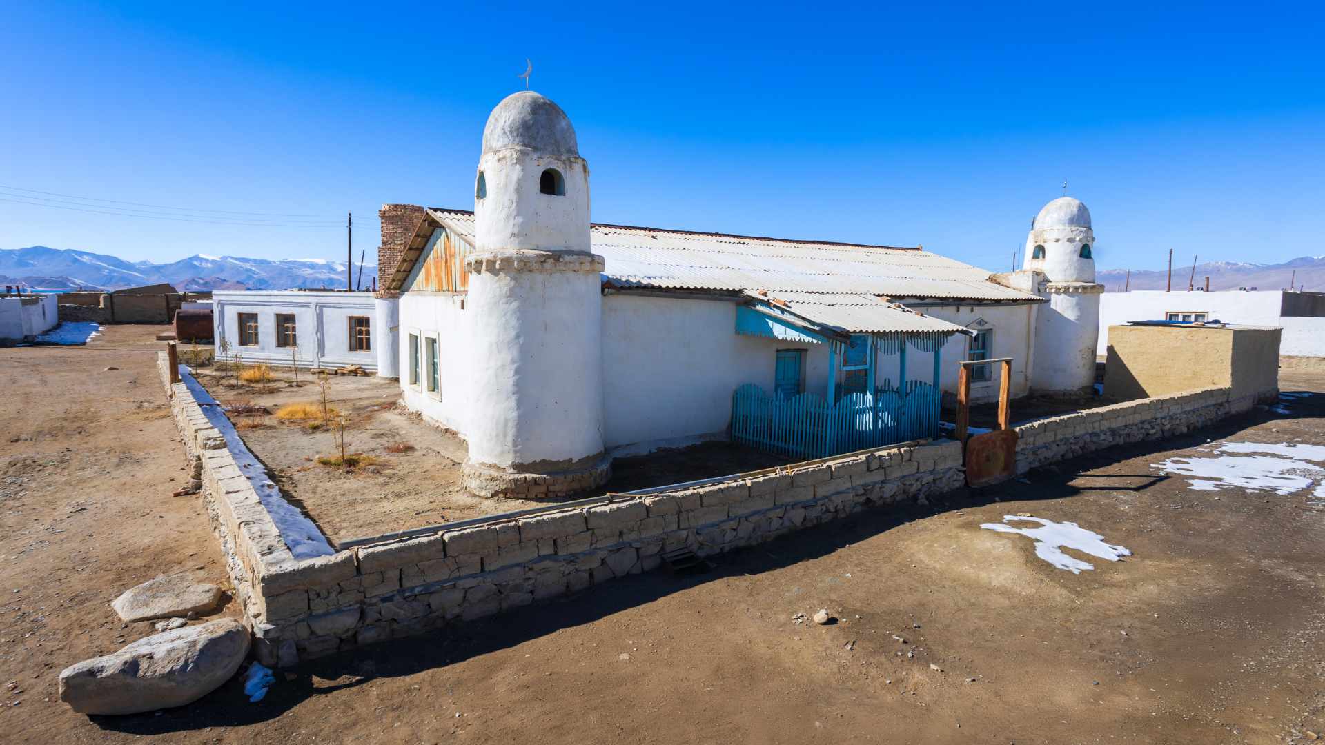 The mosque in Karakul Village