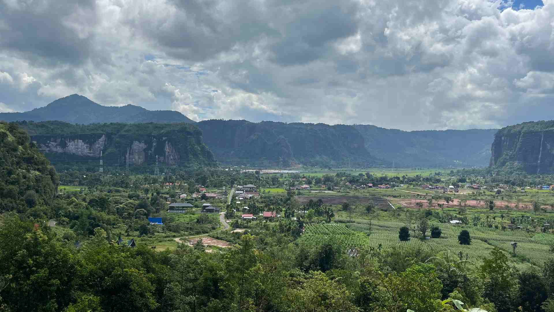 Harau Valley from above