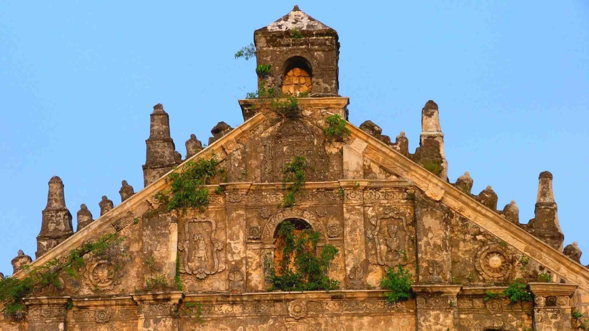 A remnant of an old Spanish church