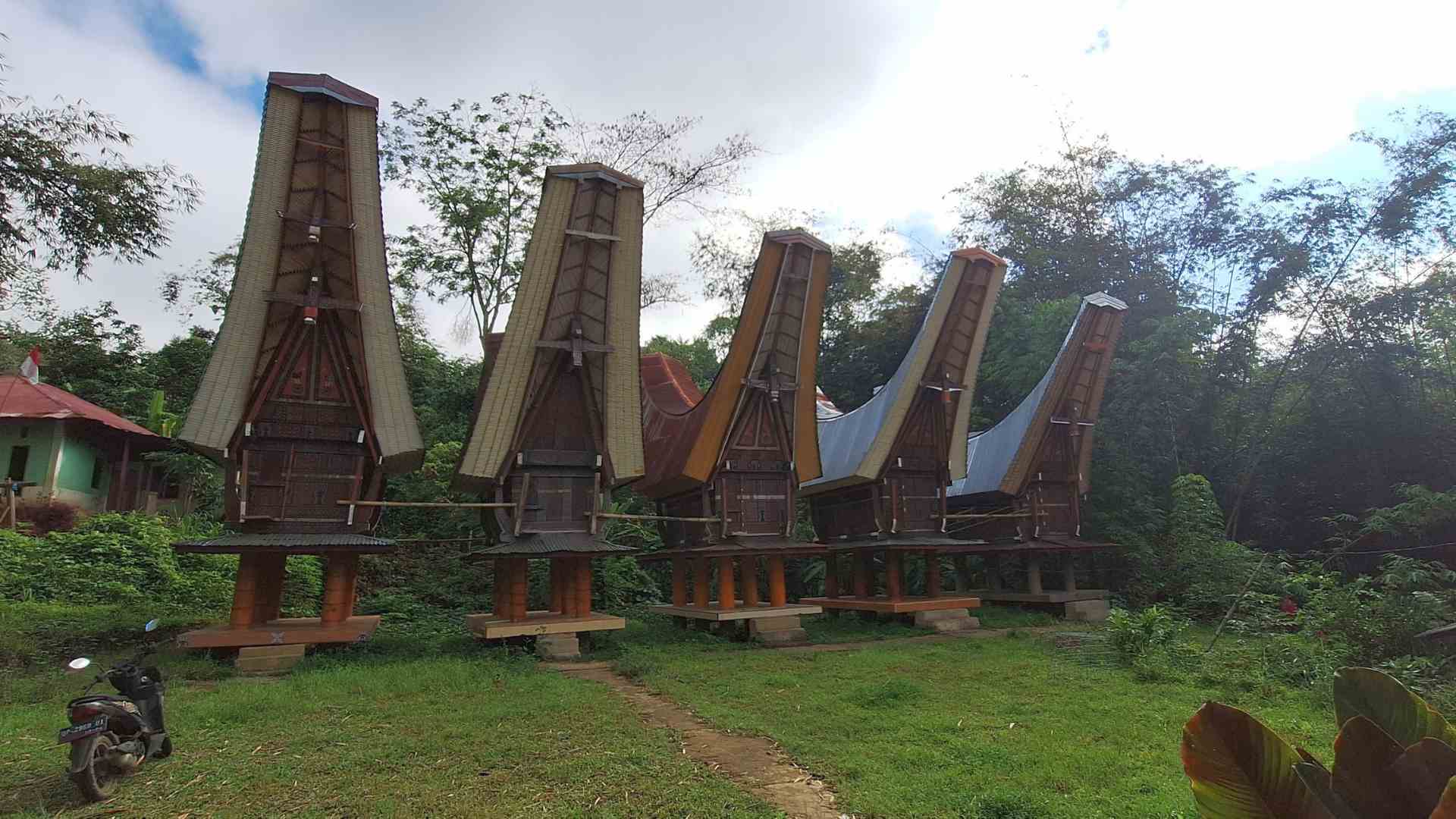 A tongkonan village near Rantepao