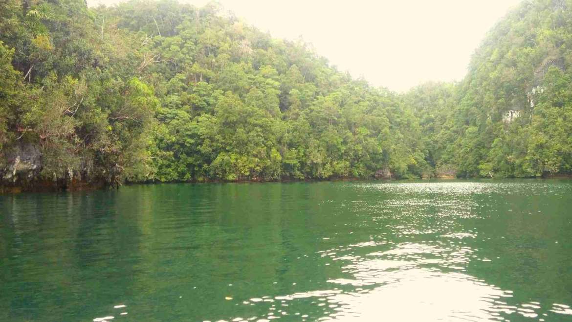What to do in Siargao- explore Sugba Lagoon, in the western side of the island