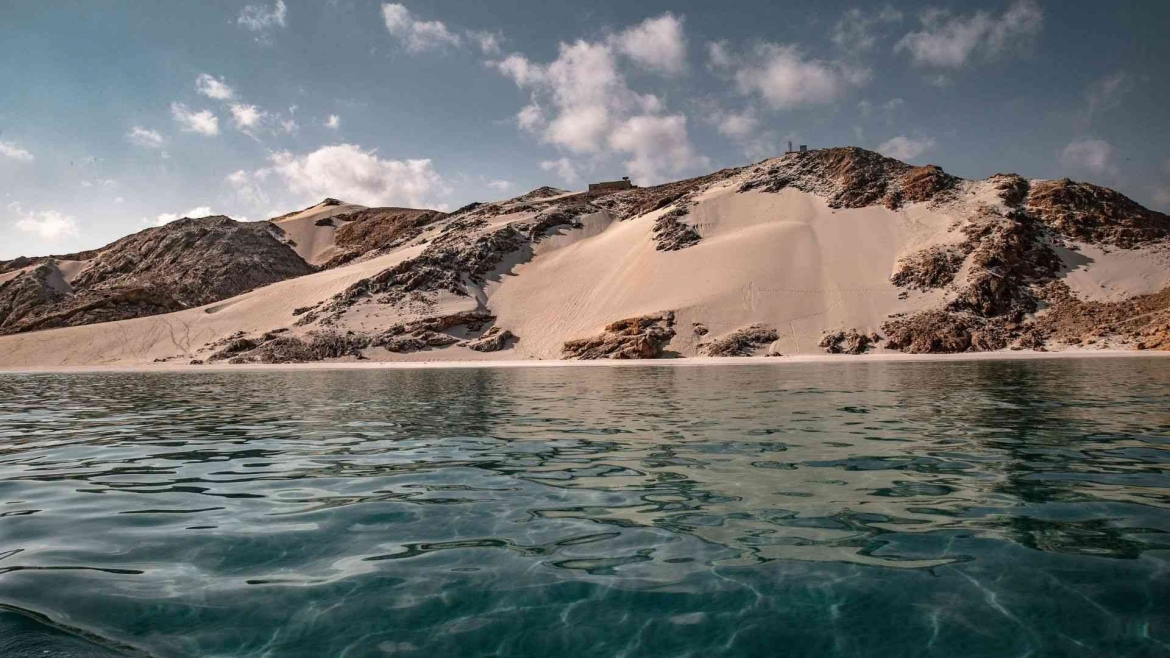 The coast of Socotra Island