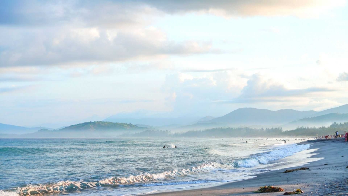 The Pacific coast of Mindanao
