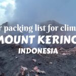 Your packing list for climbing Mount Kerinci, West Sumatra, Indonesia