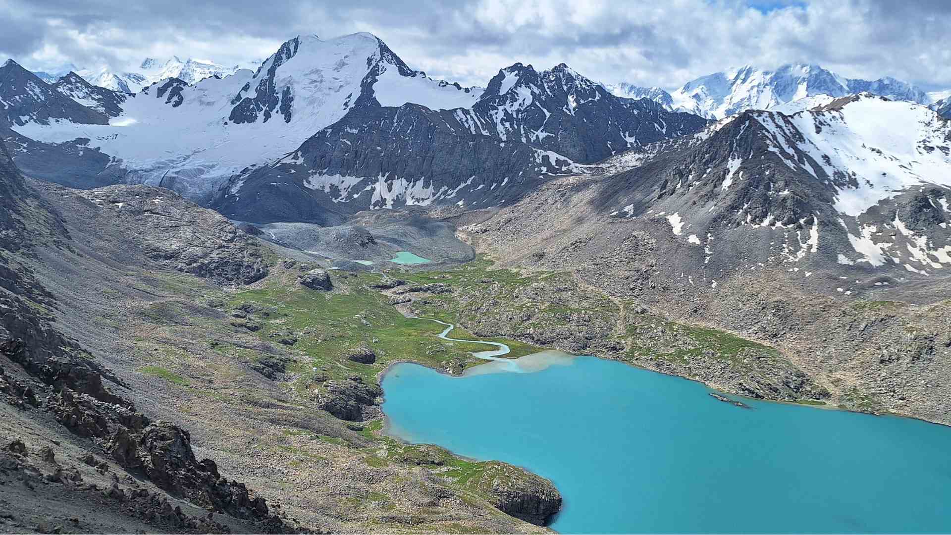 Ala-Kol Lake in Terskey Alatoo, Tian Shan
