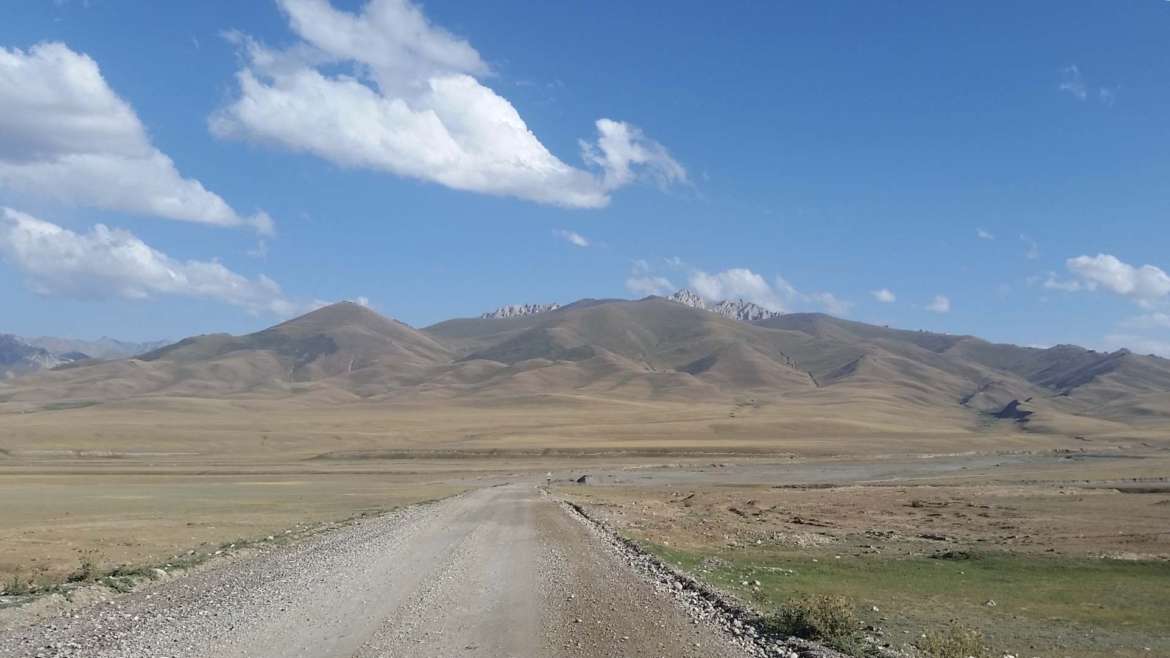A trip to Kyrgyzstan- on the way to Tash Rabat at the end of August