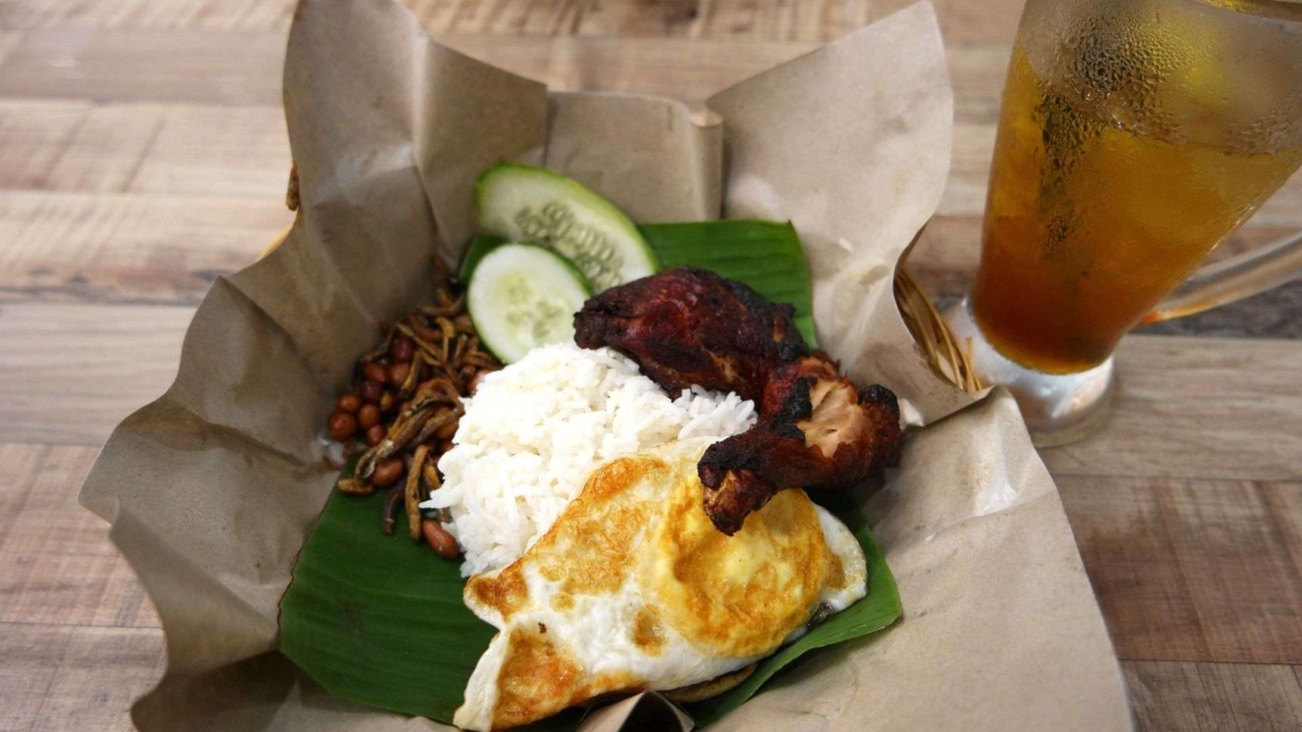 Nasi Lemak, a national Malaysian meal