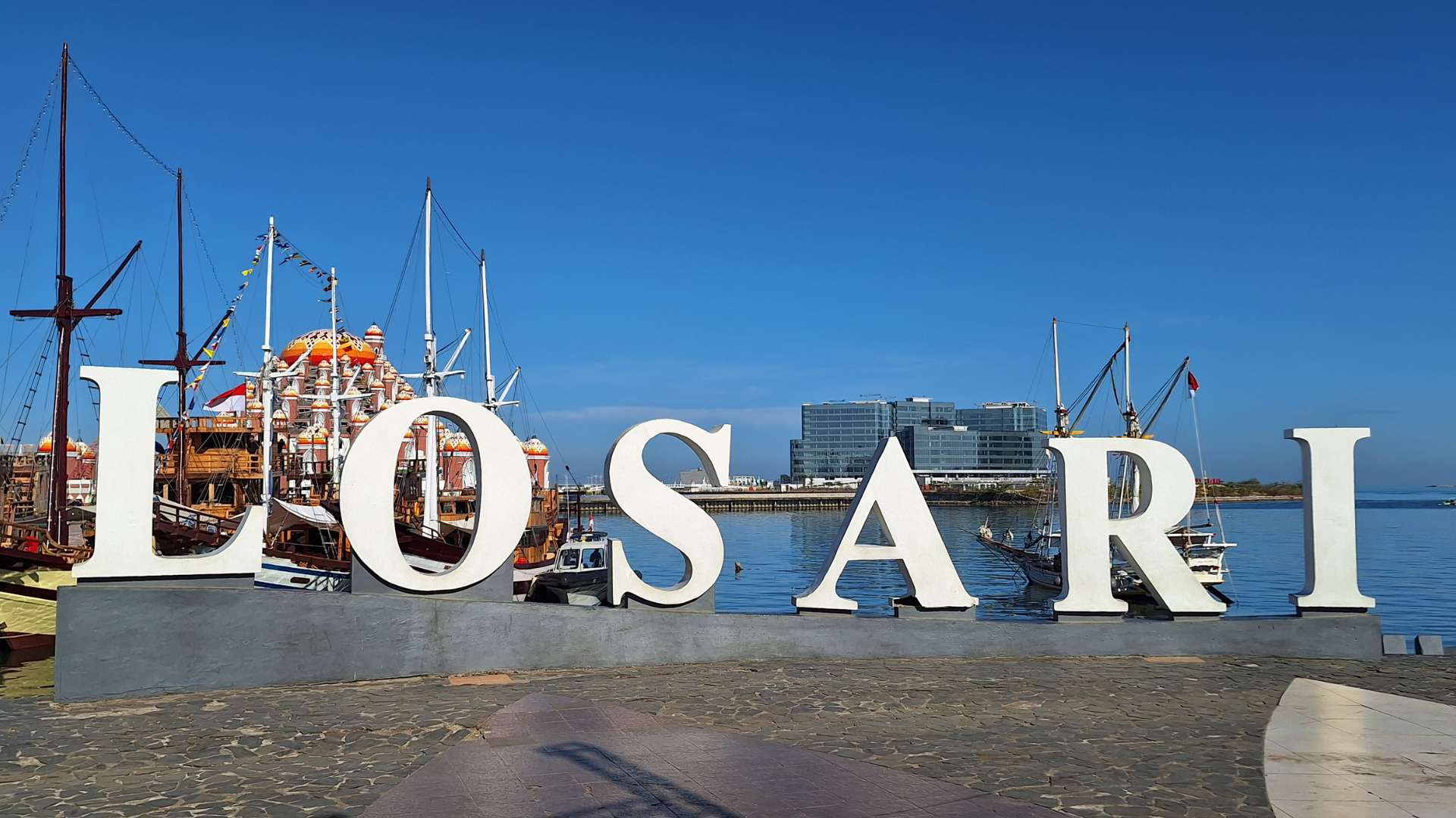 Losari beach in Makassar