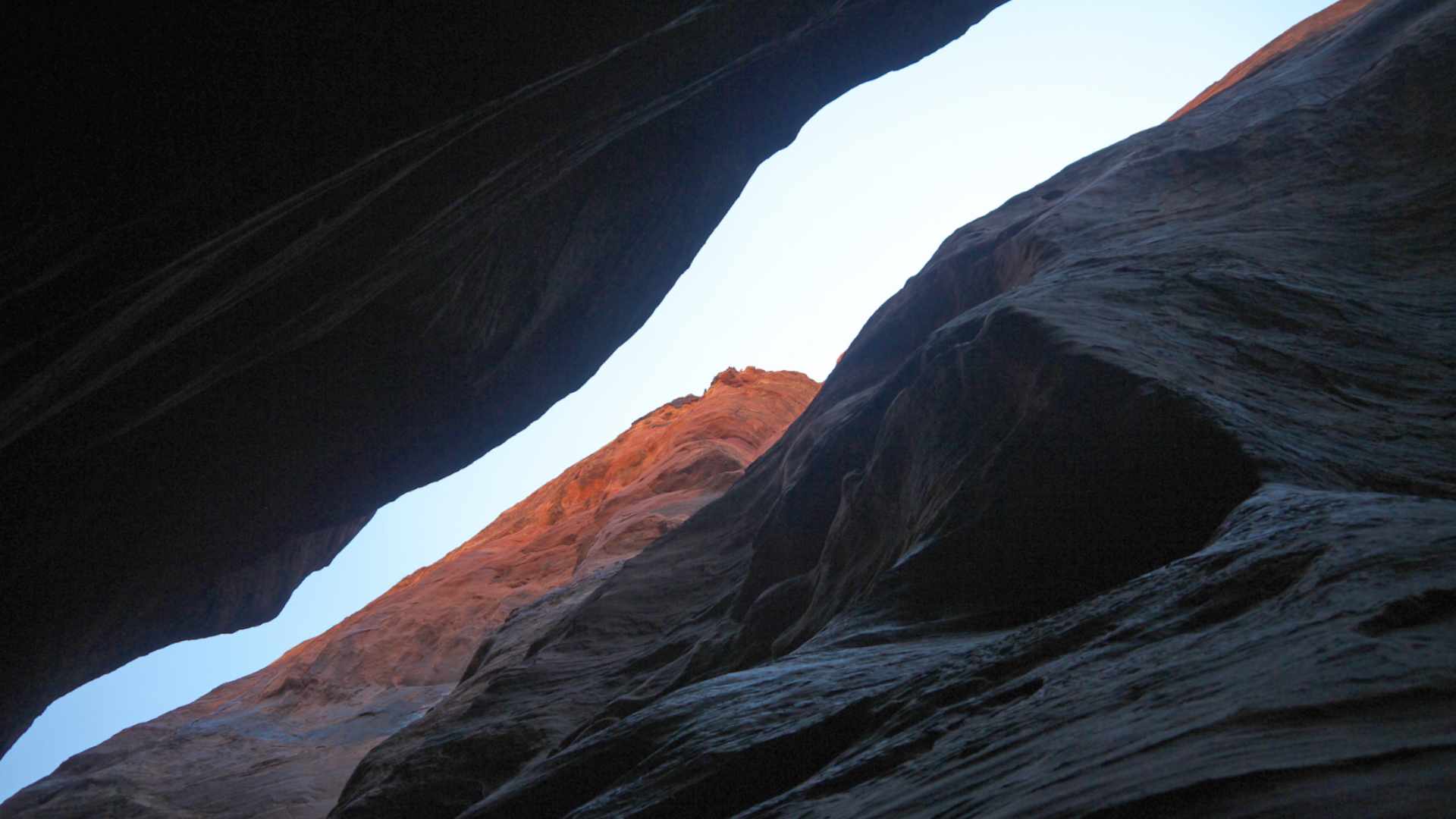 The sky over the Buckskin Gulch