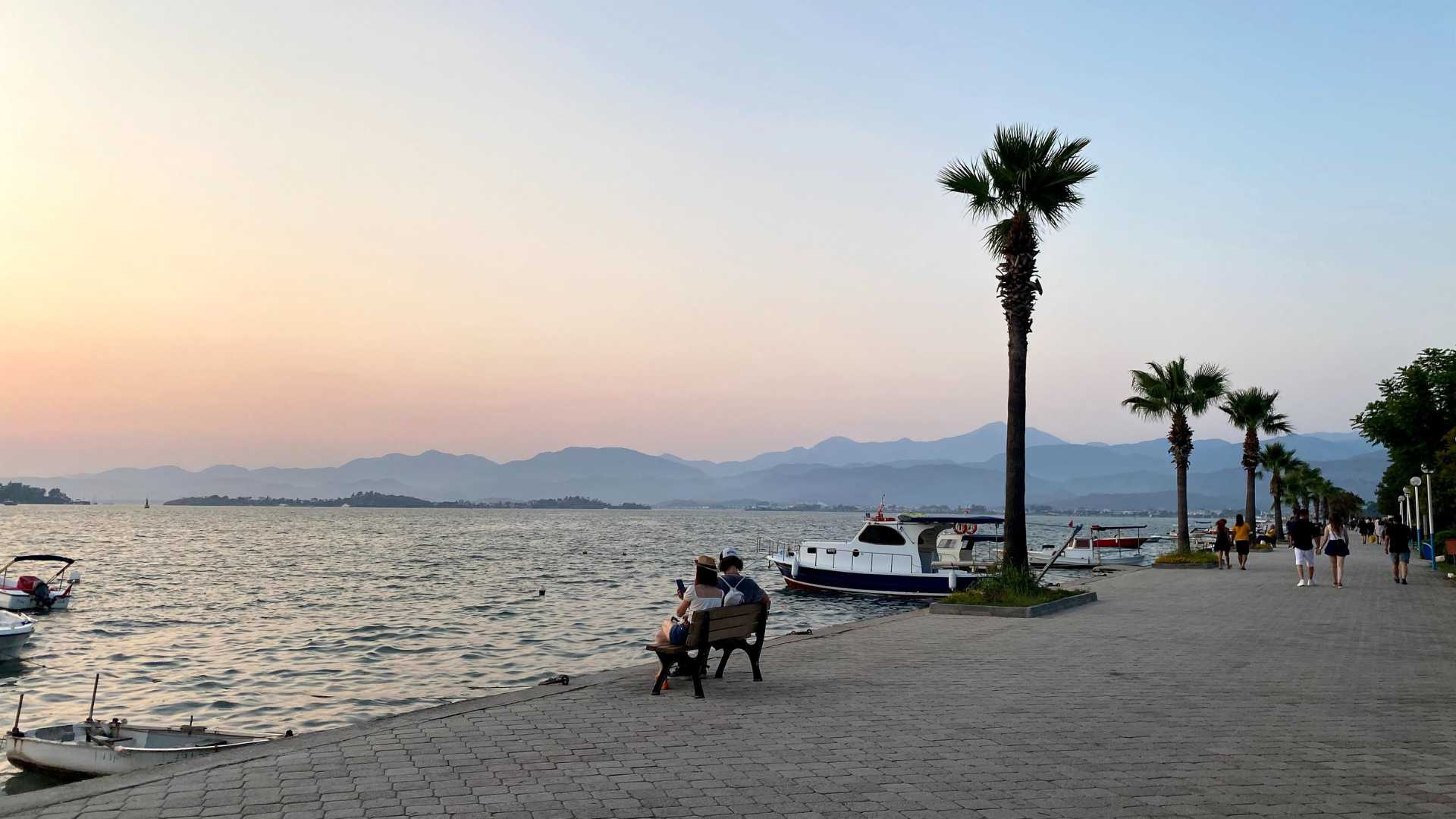 Kordon- the seaside walking alley of Fethiye