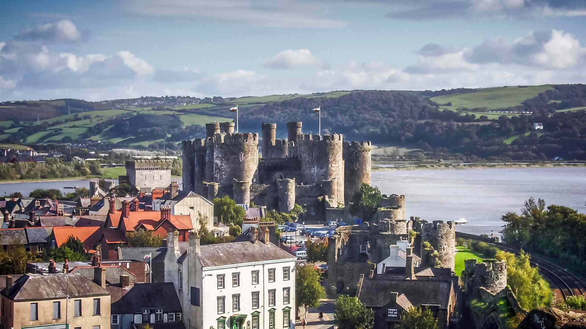 Around the British Isles- towns, castles, greenery, rivers, lakes