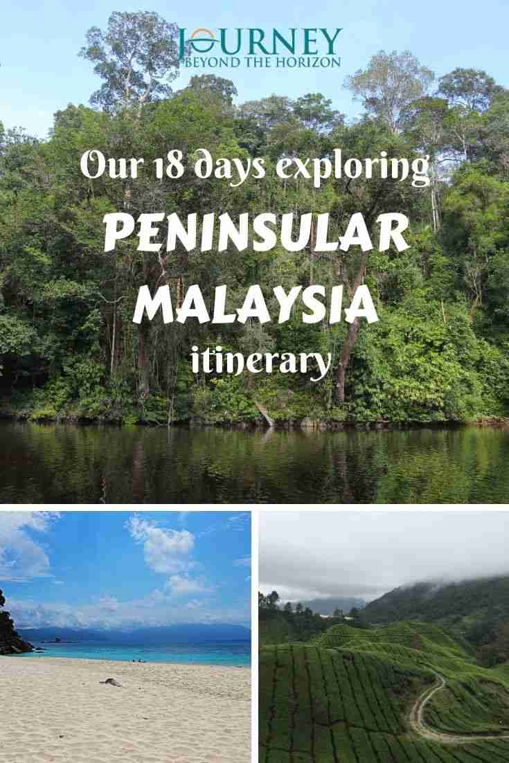 Check out our 18 days Peninsular Malaysia itinerary! Get an idea how to arrange your trip to explore the west part of Malaysia, its geography and history!