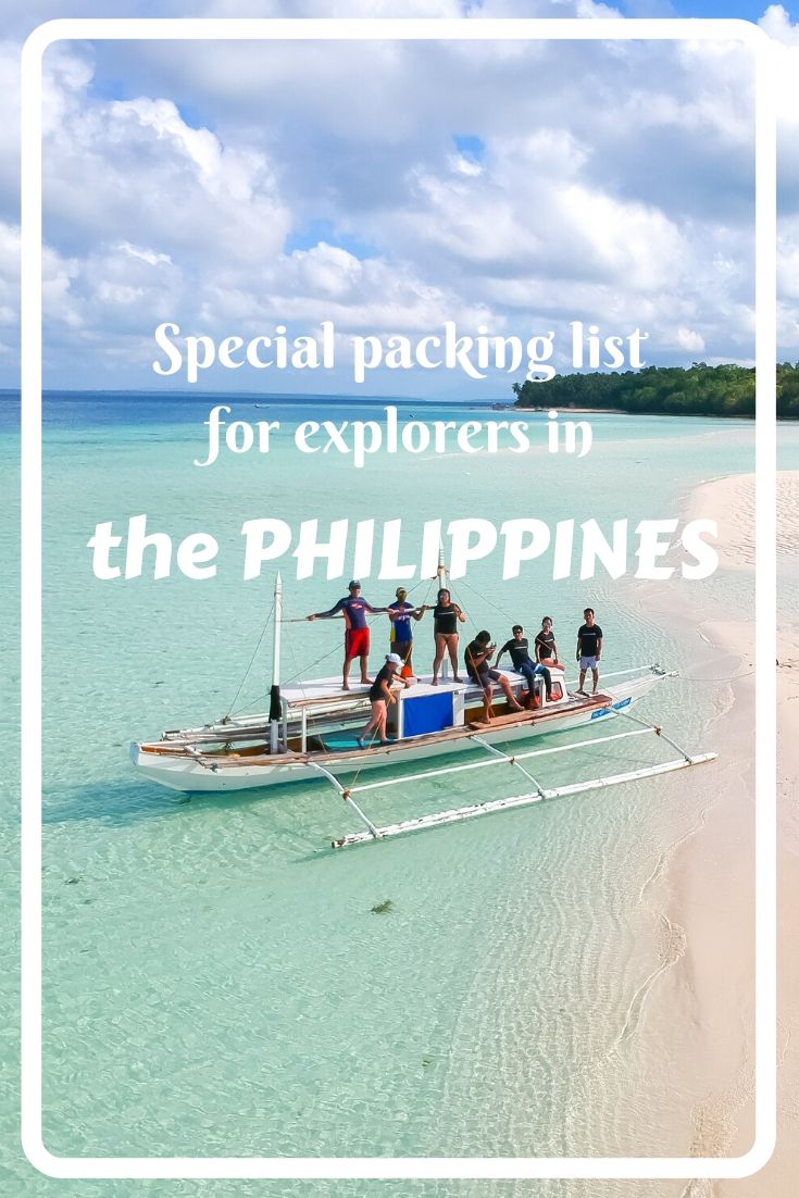 Get more information what specific activities you can do in the Philippines to explore the country, and packing list you need for them!