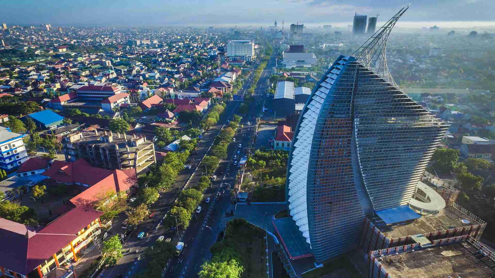 Makassar skyline