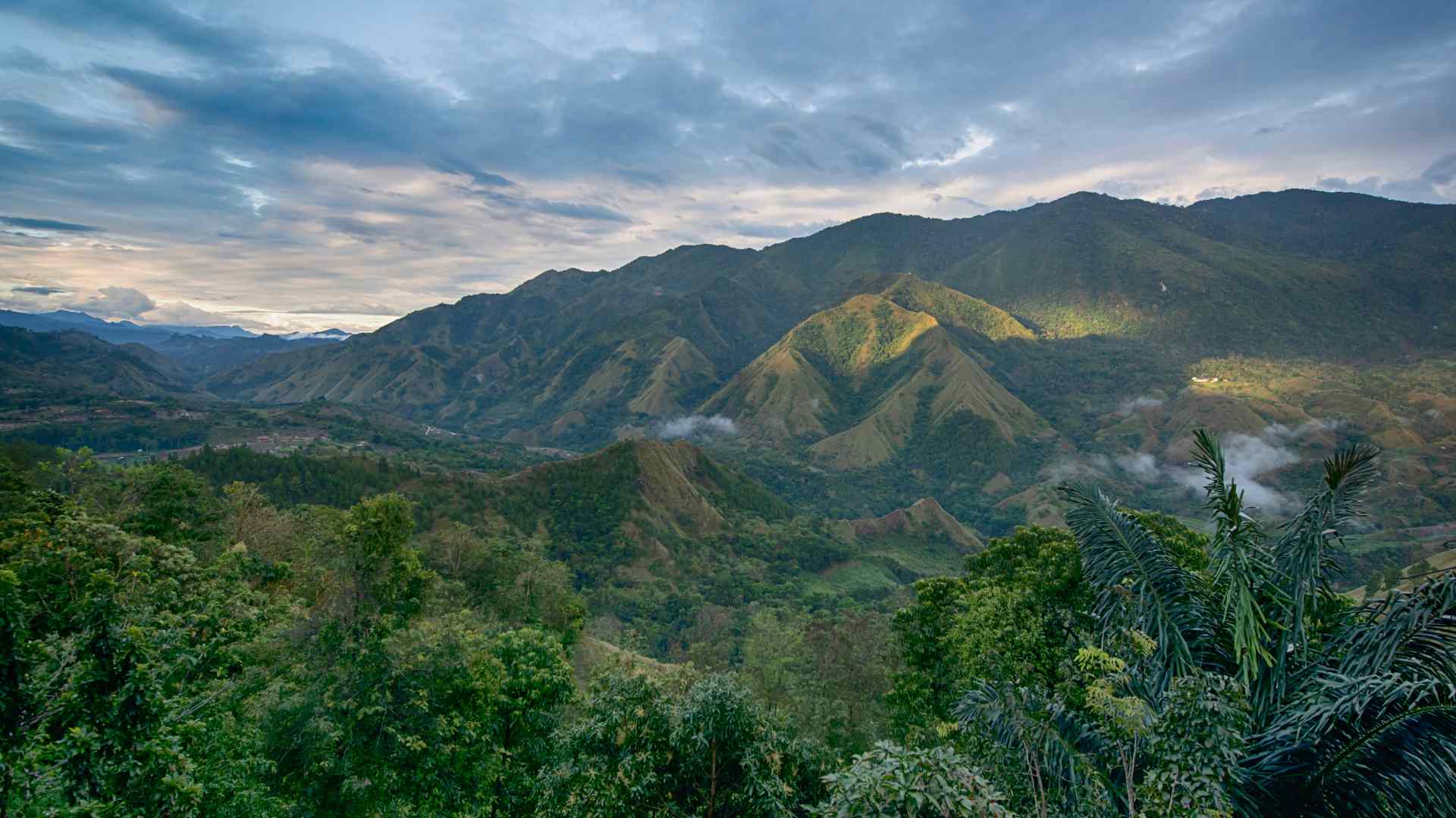 The high mountains in South Sulawesi