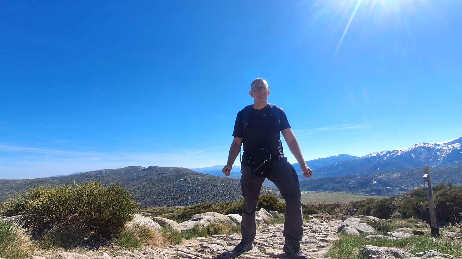 Me, Krasen Jelyazkov, in Sierra de Gredos, Spain, on my crossing Eurasia route